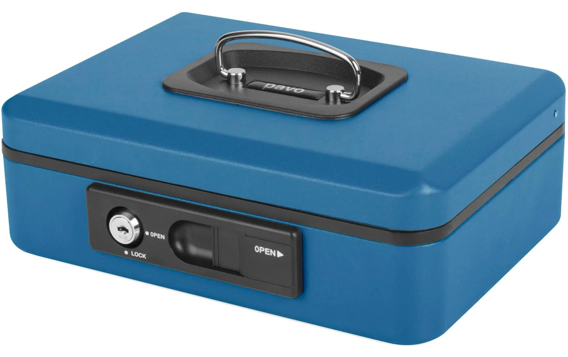 Pavo Geldkassette Deluxe 10", Blau