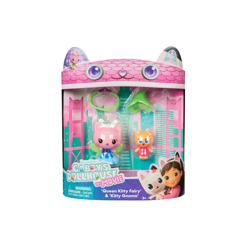 Spinmaster Gabby's Dollhouse The Movie Queen Kitty Fairy und Gnome