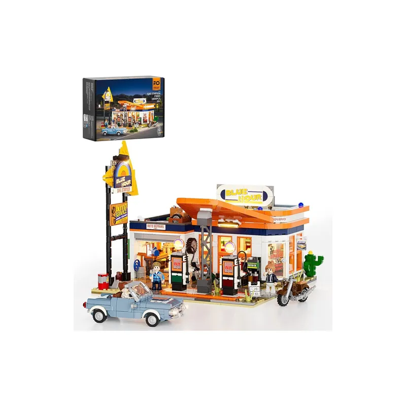 Lumibricks Tankstelle LED