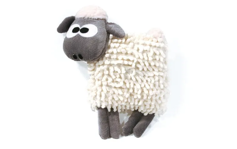 SwissPet Hunde-Spielzeug Sheepy, 18 cm, blanc