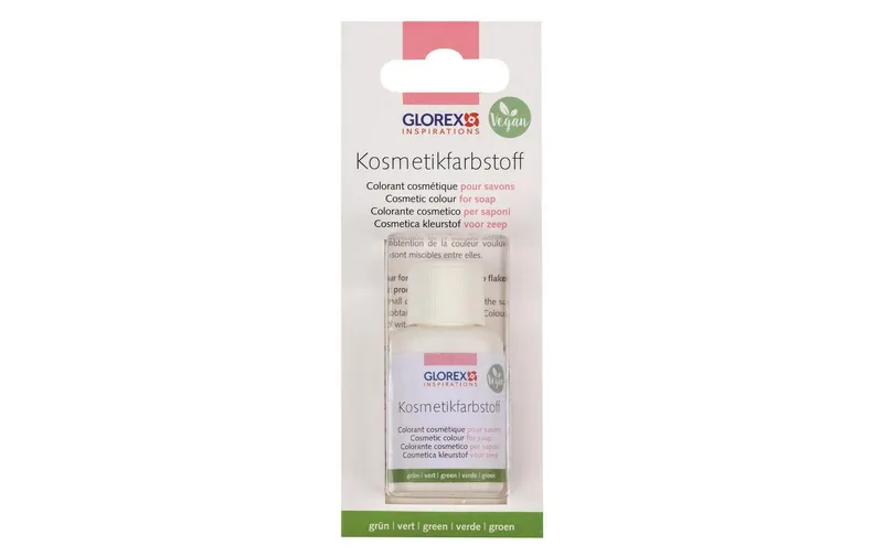 Glorex Kosmetikfarbtessuto 20 ml, verde