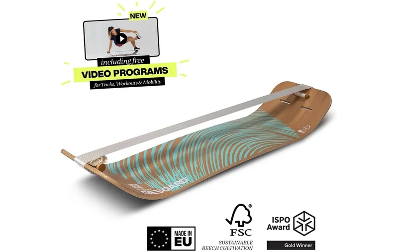 GIBBON Gibbon Slackboard Set Zen Blue Set 106 cm Buche blu