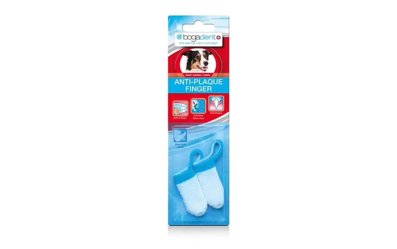 bogar Anti-Plaque Finger per Welpen, 2 pezzi