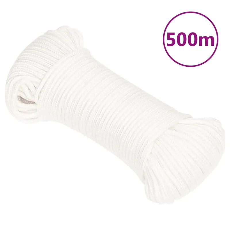 Bootsseil bianco 5 mm 500 m Polypropylen