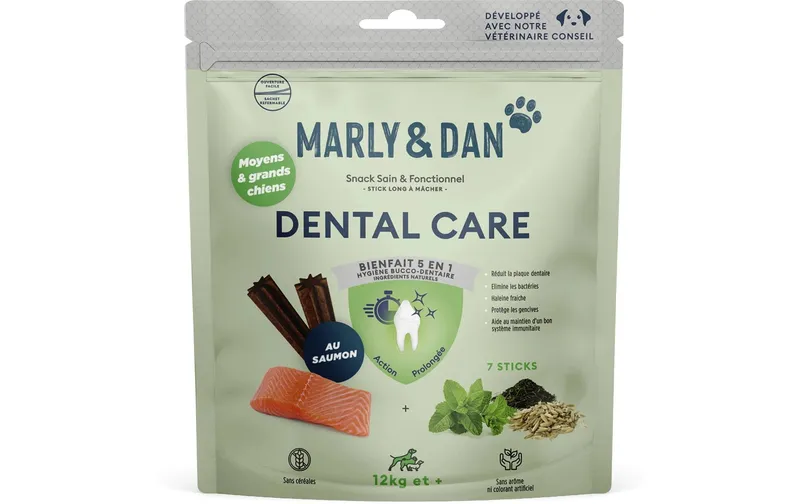 Marly & Dan Leckerli Dental Care M, 140 g