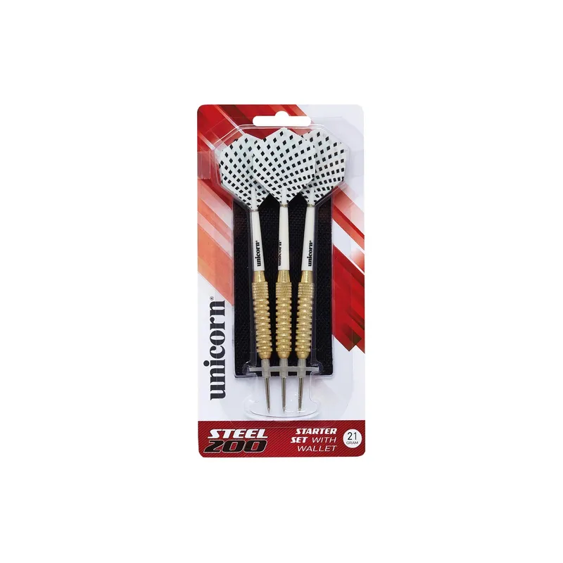Unicorn Dartpfeile Steeldart S200 21g, 3er-Pack