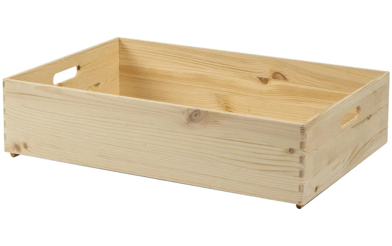 Holz Zollhaus Aufbewahrungskiste pino 40 x 14 x 60 cm, marrone