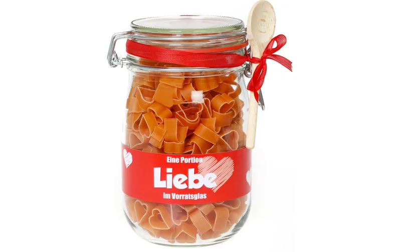 Trendcompany Pastaglas Liebe 250 g
