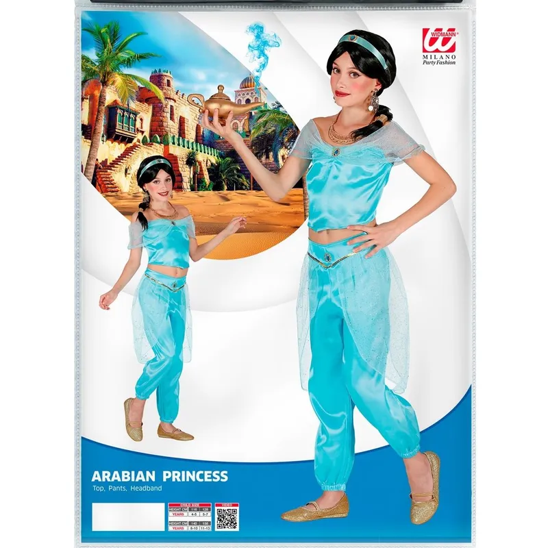 Kostüm Arabische Prinzessin 158cm blau