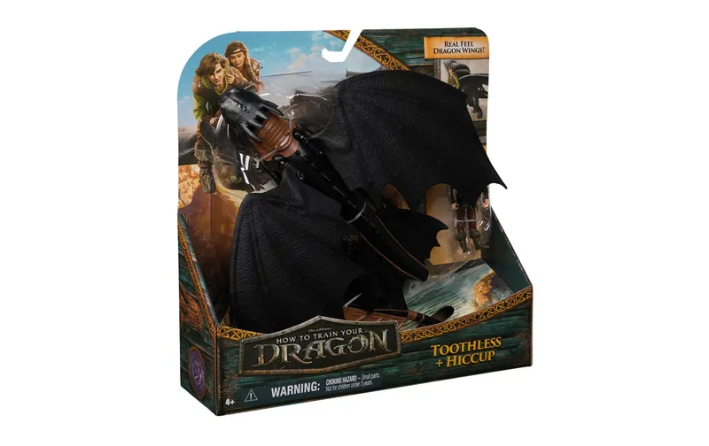 Spinmaster Spielzeugfigur Dragons Movie Ohnezahn und Hicks