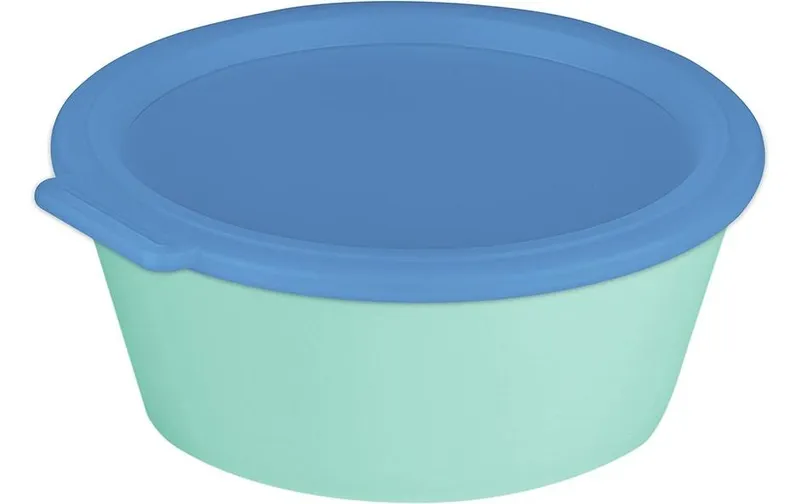 Koziol Schale Nora Box 18.8 cm, 1 pieces, Sweet Green/Strong Blue