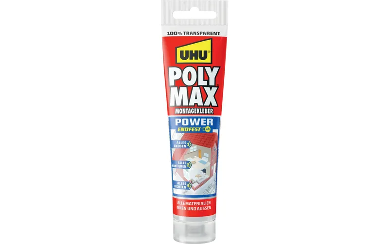 UHU Montagekleber Poly Max Power transparent 115g