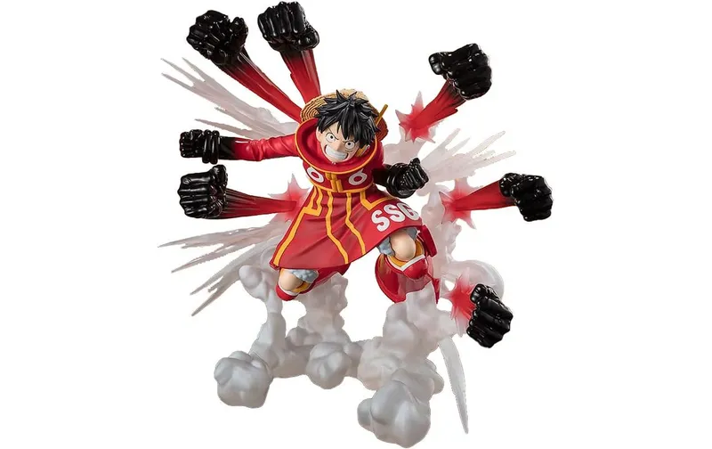 Tamashii Nations Figur One Piece Monkey D. Luffy Gum Gum Hawk Gatling