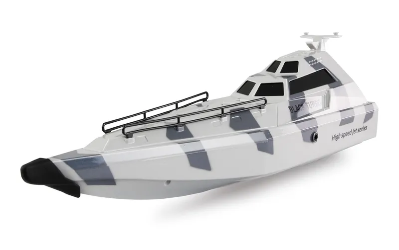 Amewi Militärboot Black Turbo white, 420 mm, RTR