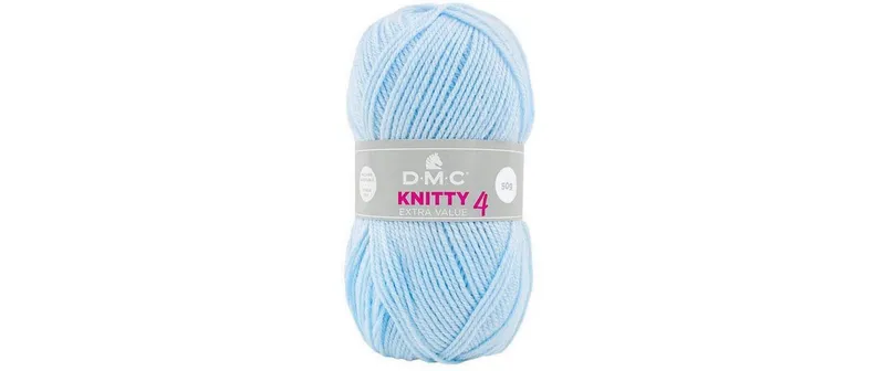 DMC Wolle Knitty 4 Mini Hellblau