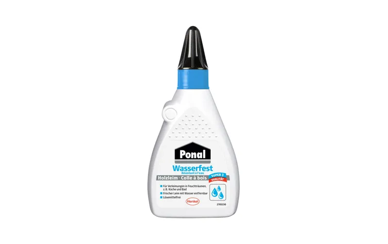 Ponal Holzleim Super 3 Wasserfest 120 g, Weiss