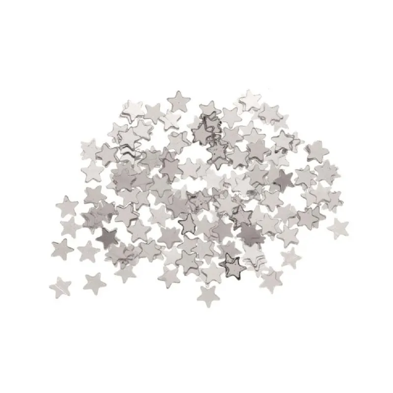 Glorex Streudeko Streusterne Silber, 15g/5 mm