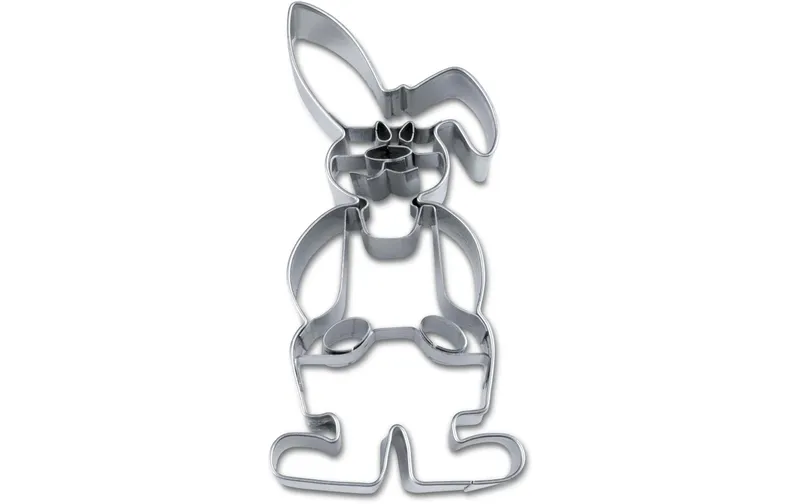 Städter Guetzli-Ausstecher Hasenbub, Edelstahl, 9 cm