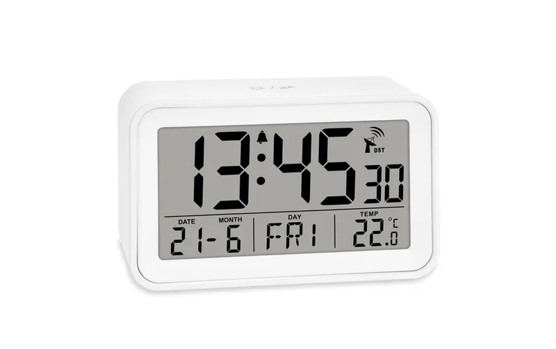 ADE Funkwecker digital white