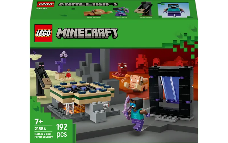 LEGO® Minecraft Reise durch Nether et Endportal 21584