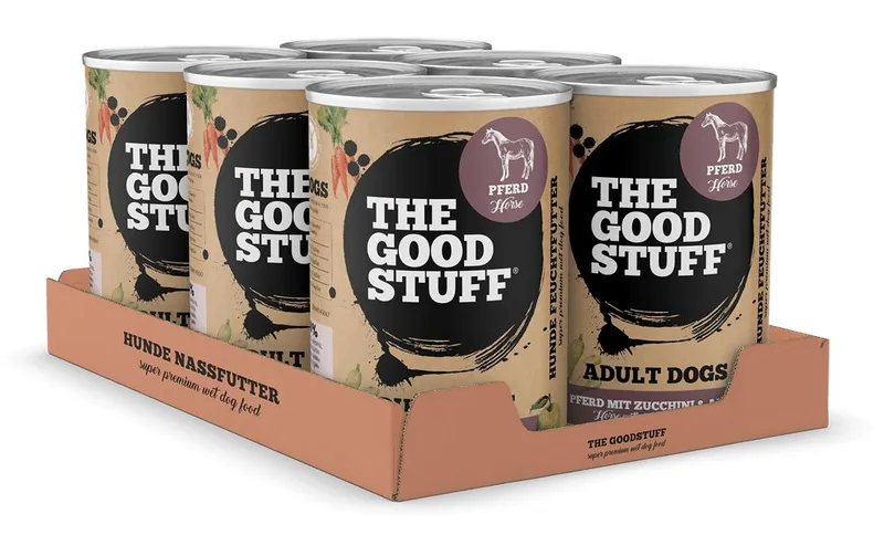 The Goodstuff Nassfutter Pferd & Zucchini Adult, 6 x 800g