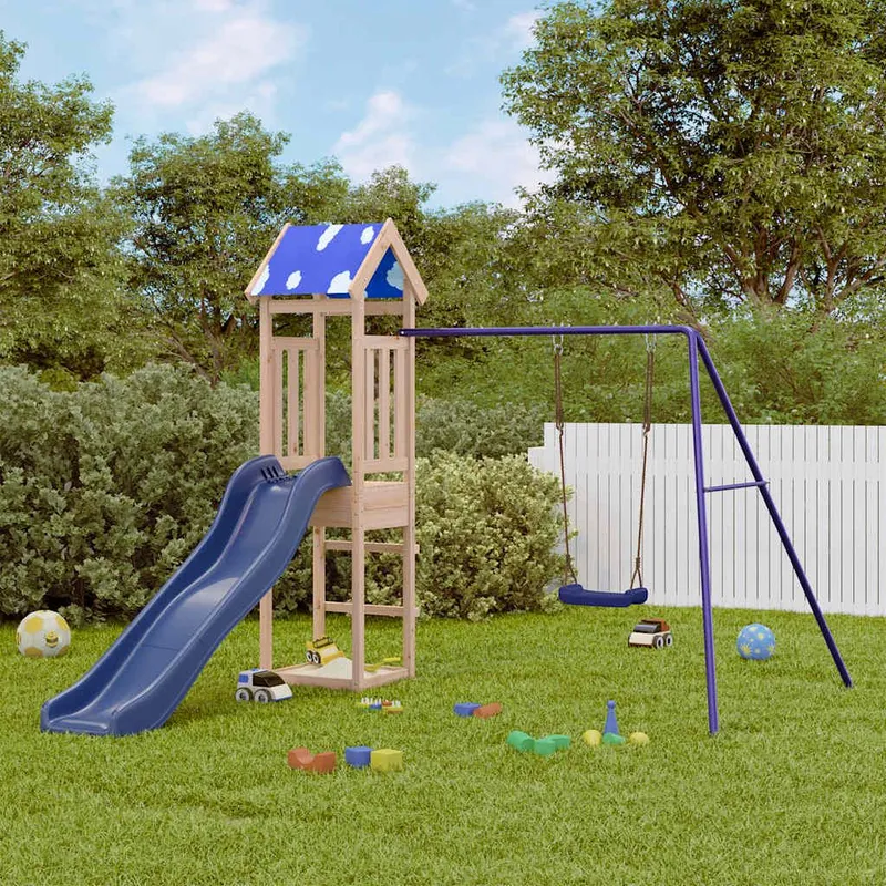 Spielturm solid pine wood