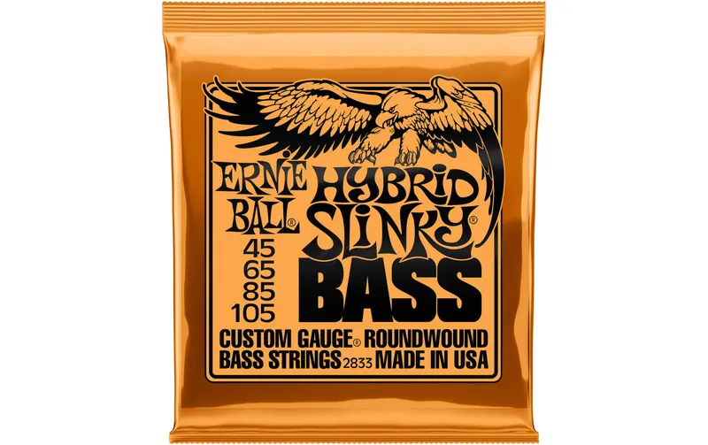 Ernie Ball Basssaiten 2833 Slinky Bass – Hybrid, 45-105