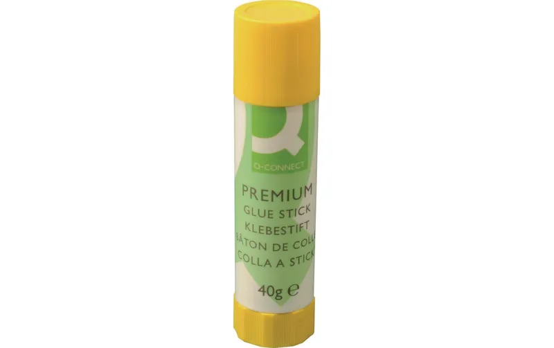 CONNECT Klebestift Premium 40 g, vert, Gelb