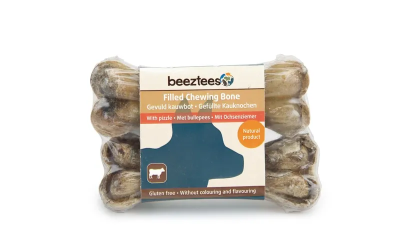 Beeztees Kausnack Knochen Ochsenziemer 10 cm, 2 pièces