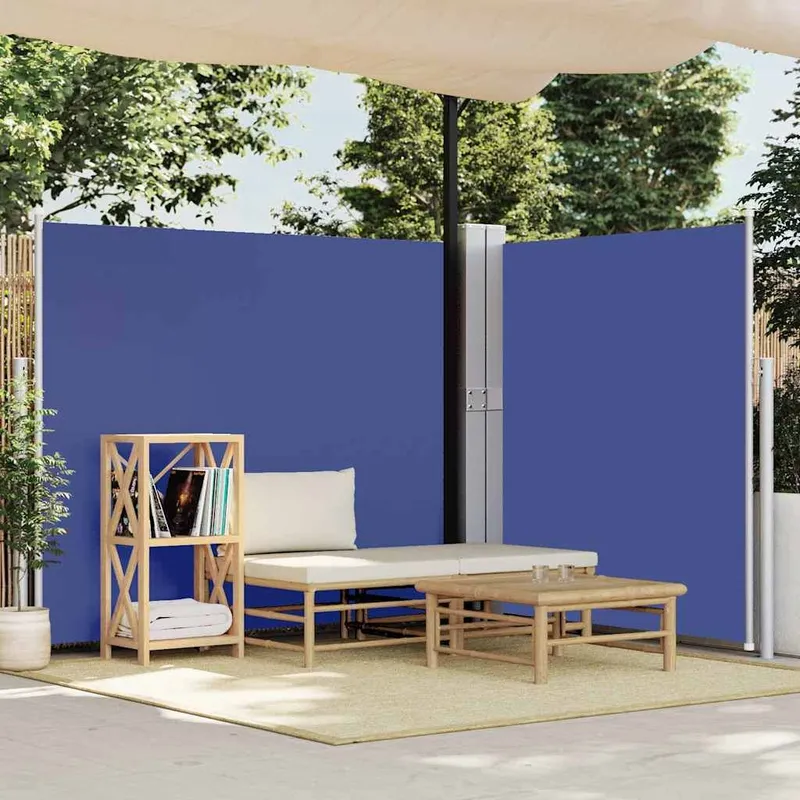estraibile tenda laterale 170x1200 cm blu