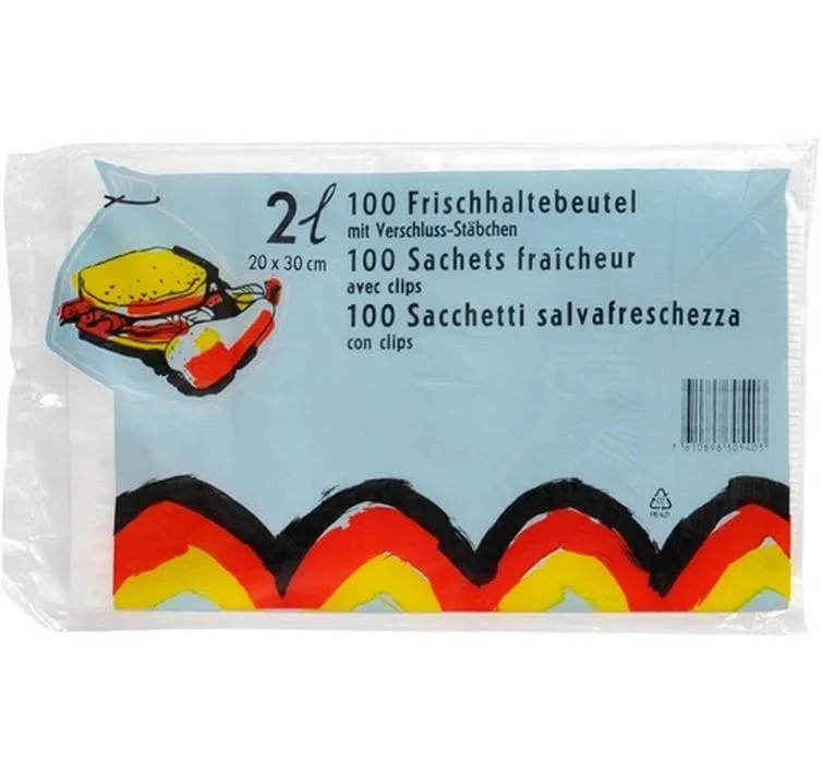 Webstar Frischhaltebeutel 20 cm x 30 cm, 100 pièces