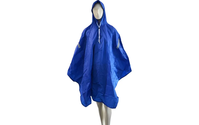 Incirca Velo Regen Poncho, Unisex, Blau