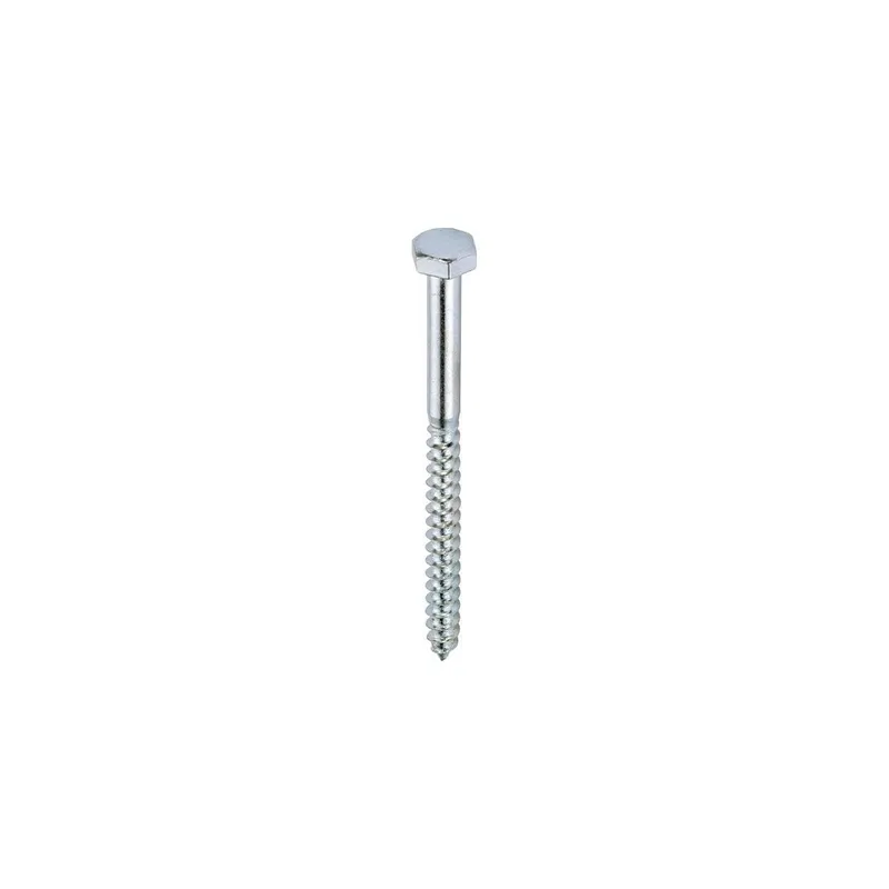 FTM Schlüsselschrauben Sechskantkopf 10 x 120 mm Stahl, 2 pezzi
