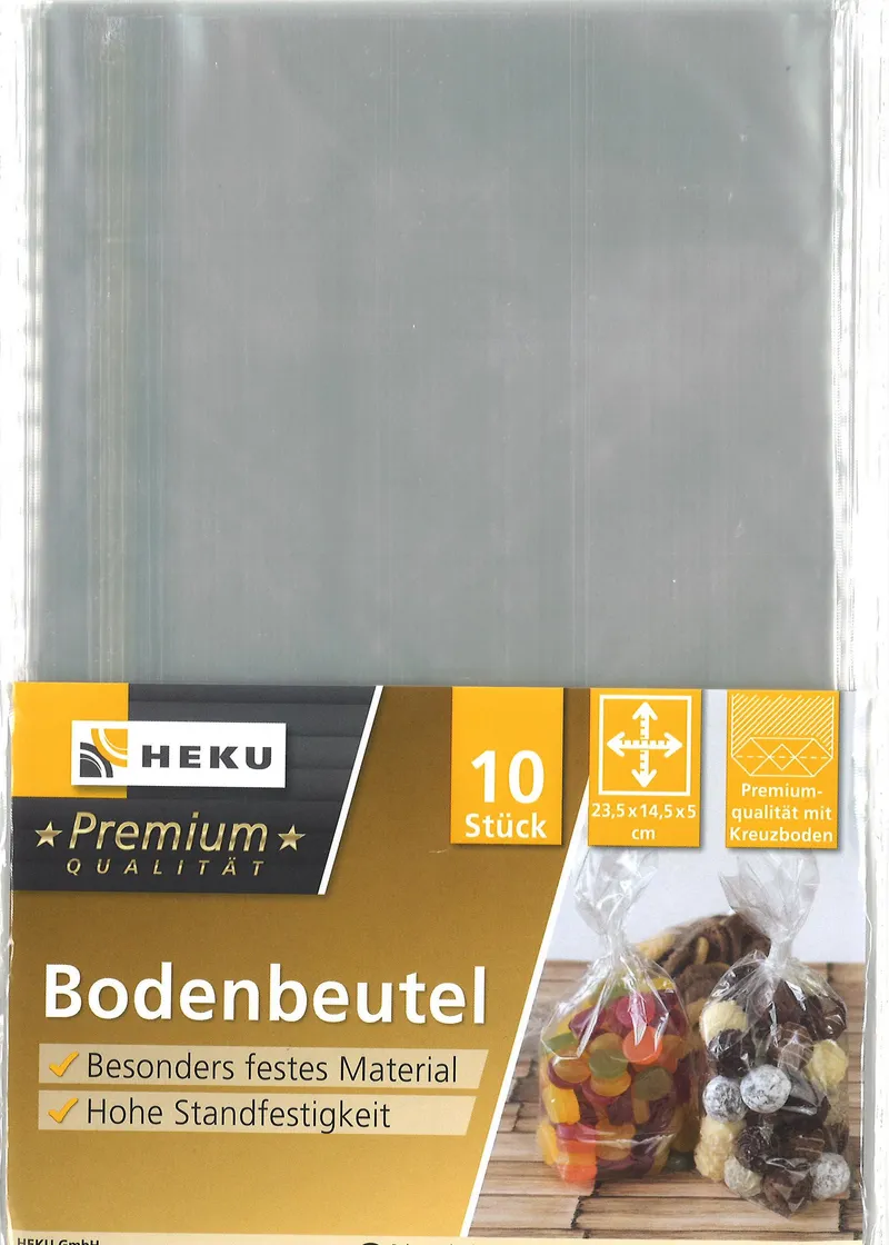 Bodenbeutel transparent