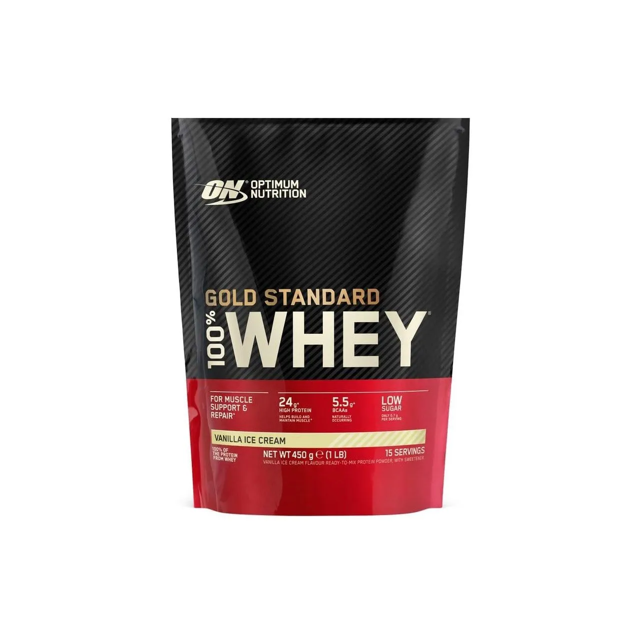 Optimum Nutrition Pulver Gold Standard Vanille 450 g