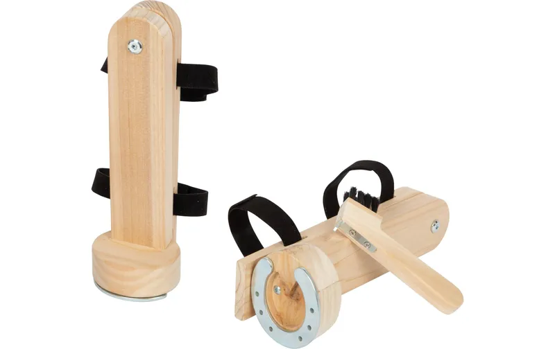 small foot Putzhufe Set brun