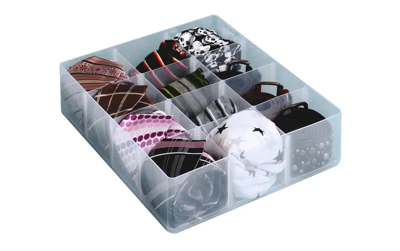 Really Useful Box Einsatz 12 Fächer transparent