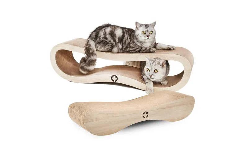 CanadianCat Kratzmöbel Set Orbit & Satellite natural