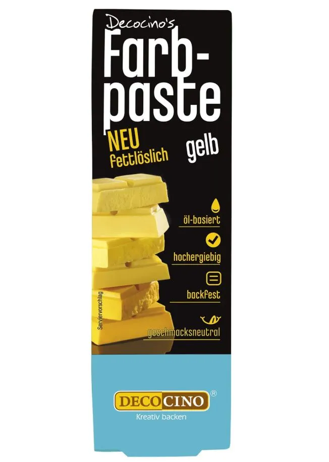 Farbpaste gelb fettlöslich