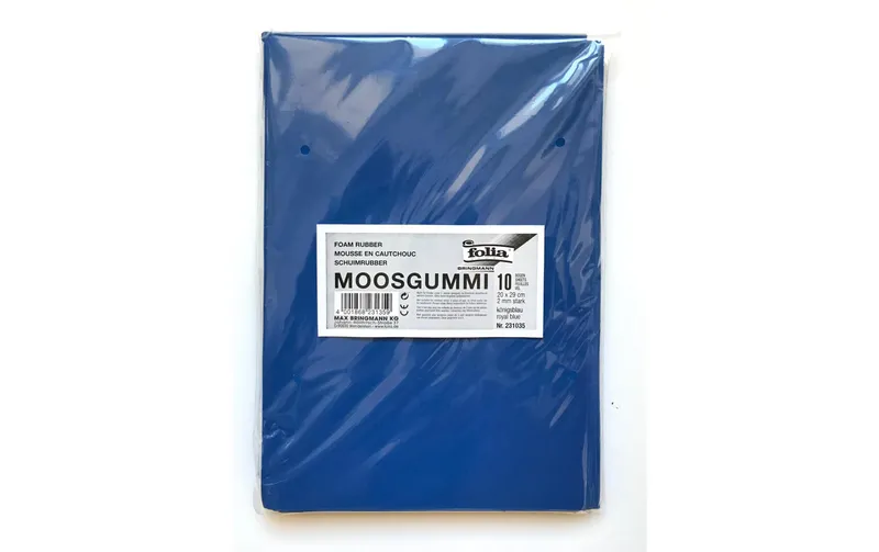 Folia Moosgummi-Set 10 pieces, Königsblau