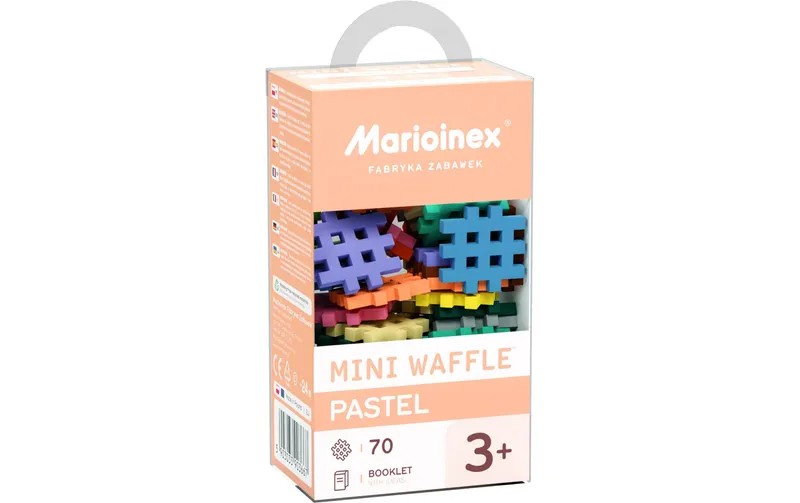 Max Bersinger Baukasten Marioinex Mini Waffle Pastell - 70 Teile