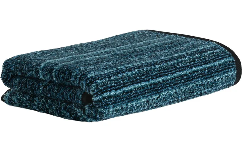 Asciugamano Möve Tide Texture 50 x 100 cm, Blu Scuro/Turchese