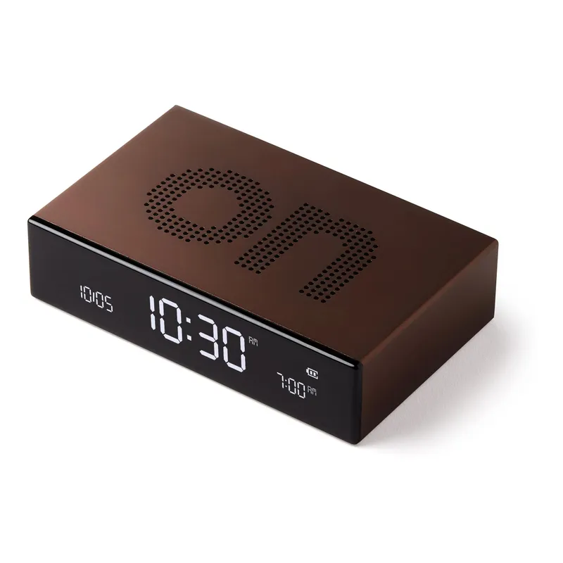 Lexon Digitalwecker Flip Premium Bronze