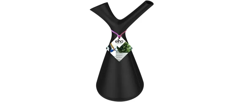 Elho Giesskanne Plunge 1.7 l, Schwarz