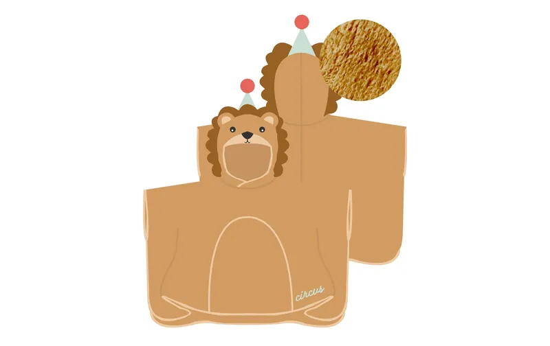 Chic Mic Kinder Poncho – Lion