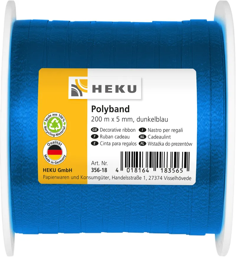 Geschenkband blau 2 m