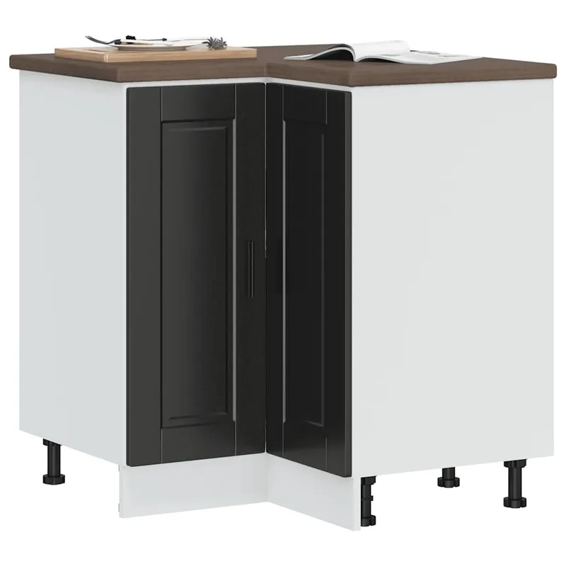 Küchen-Eckunterschrank Porto nero derivato del legno
