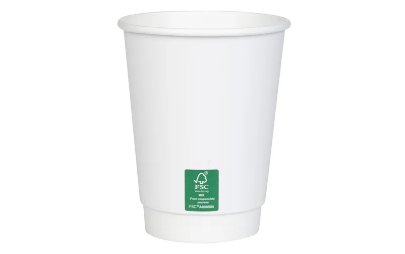 FURBER Einweg-Kaffeebecher 400 ml, 50 Stück