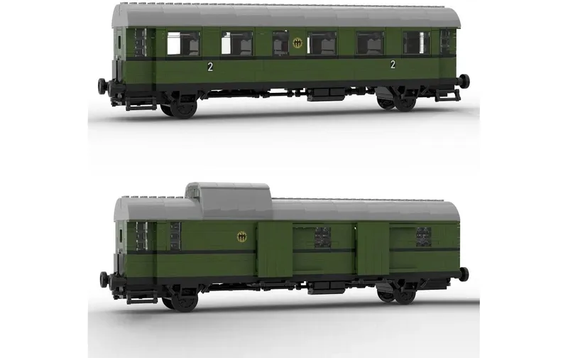 Stone Heap Personen- et Gepäckwagen 2-in-1