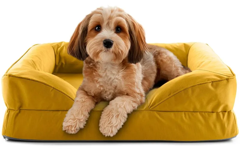 Lumaland lit pour chien In-& Outdoor S Senfgelb